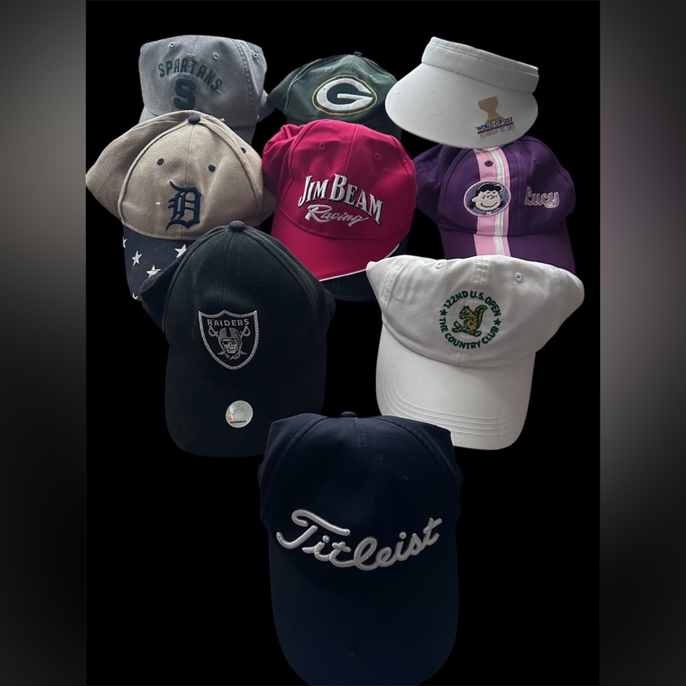 Reseller lot 9 caps pre owned